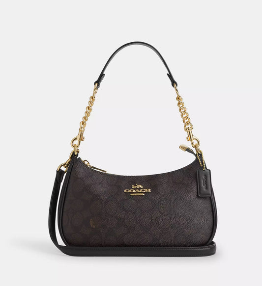 Sac épaule Teri en toile exclusive